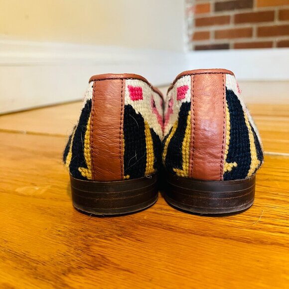 By Paige Anchor Needlepoint Loafers Size 10 - Picture 13 of 16
